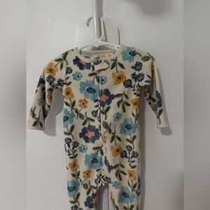 Carters floral footie